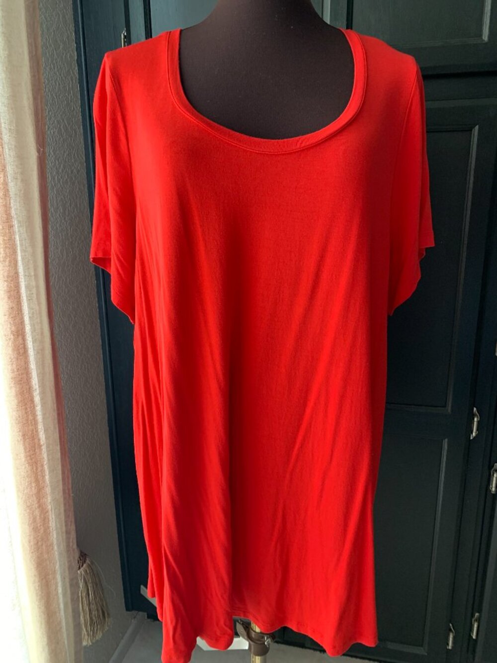 Lane Bryant Swing Tee Cherry Red 18/20